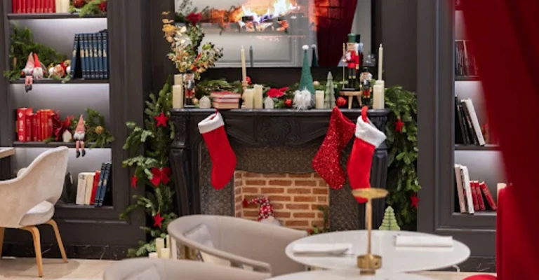 décoration de noël pour l'hôtel Bowmann à paris pour l'agence MPV