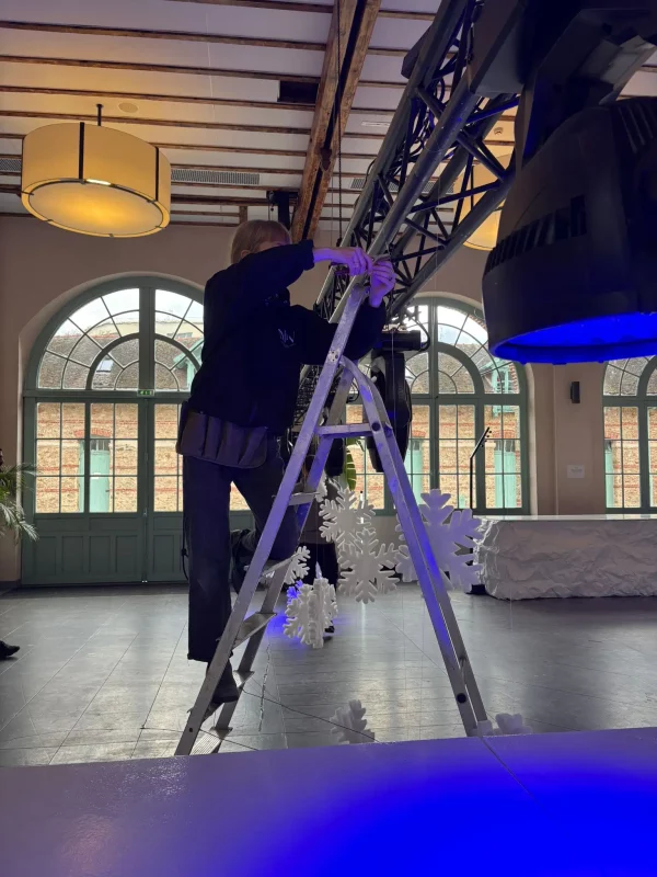 décoration d'événement pour Noël par nos équipes de l'agence MPV